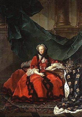 Jjean-Marc nattier Marie Leszczynska, Queen of France